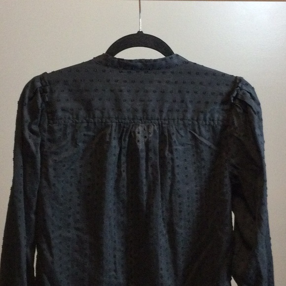 S J. Crew black button down blouse - Picture 7 of 15